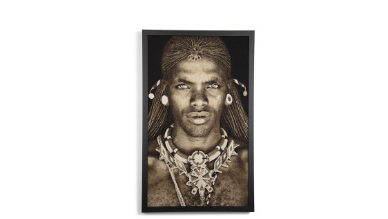 Samburu Warrior Schilderij 75X125cm
