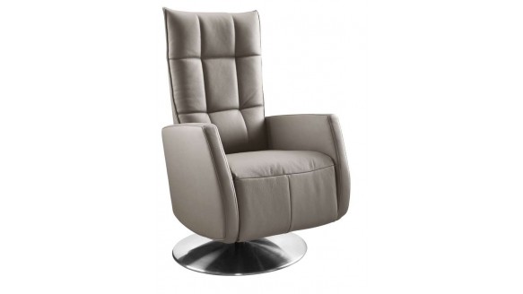 relaxfauteuil gubbio l taupe leer