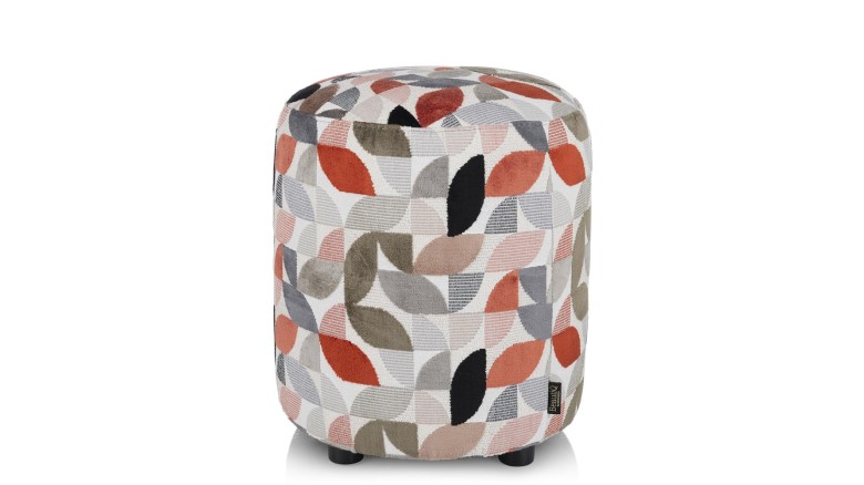 Beautiq - Elite Poef - Rond 42 Cm - Koper