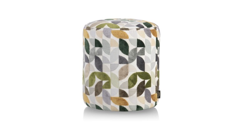 Beautiq - Elite Poef - Rond 42 Cm - Olijf