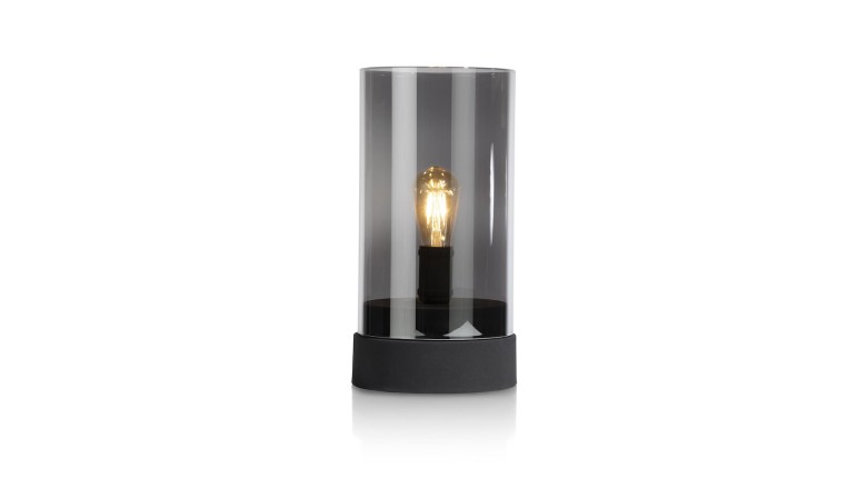 Sandy L Tafellamp 1*E27 - Zwart