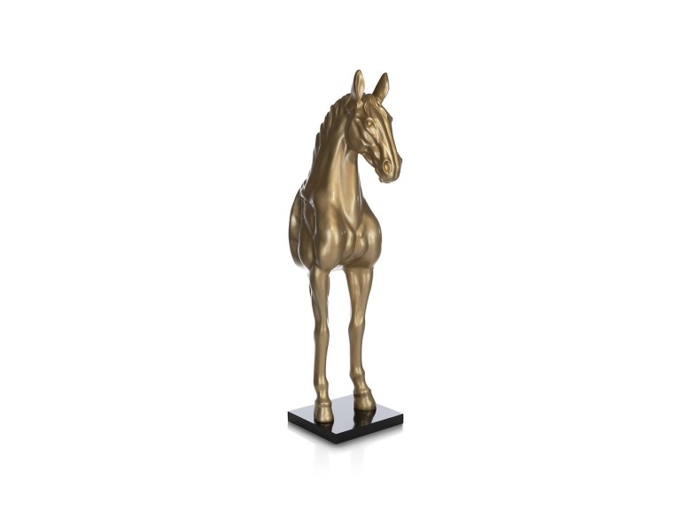 Horse Standing Beeld H180cm - Goud