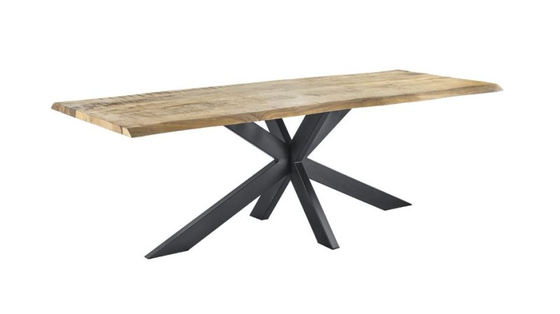 eettafel mango boomstam hout 240x100cm